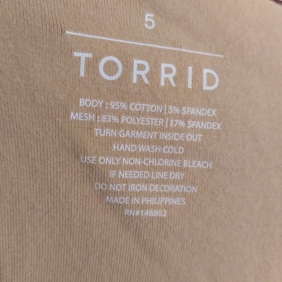 Torrid Top Burgundy one shoulder Sz 5X - Picture 7 of 8